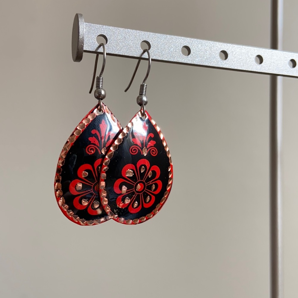 Handmade Turkish Copper Earrings